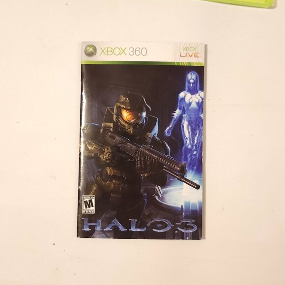 XBOX 360 HALO 3 Video Game + Poster and Control Manual 2007 - Picture 7 of 9